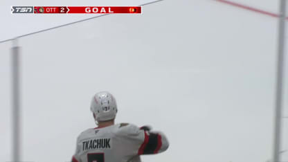 Tkachuk lights lamp again