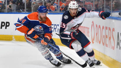 Columbus Blue Jackets v Edmonton Oilers