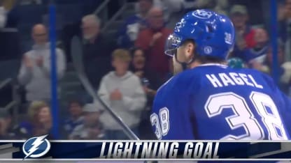 Hagel scores on backhand