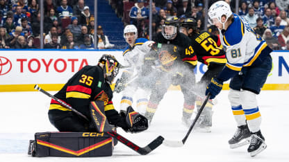 St Louis Blues Vancouver Canucks game recap December 10