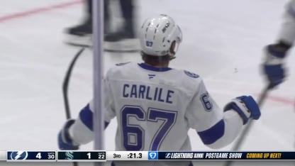 Carlile's first NHL goal