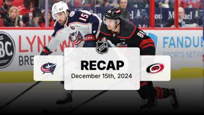 CBJ at CAR | Recap