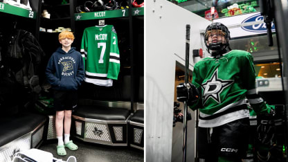 Dallas Stars welcome Make-A-Wish kid to practice, warmups