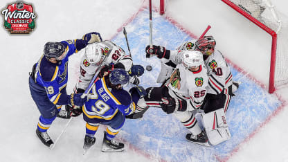 St. Louis Blues Chicago Blackhawks take rivalry outside at Winter Classic