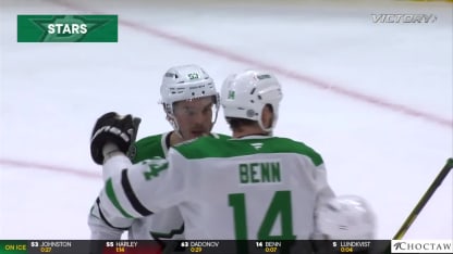 DAL@UTA: Benn scores goal against Karel Vejmelka