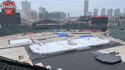 Winter Classic ice preparations moved up for rain