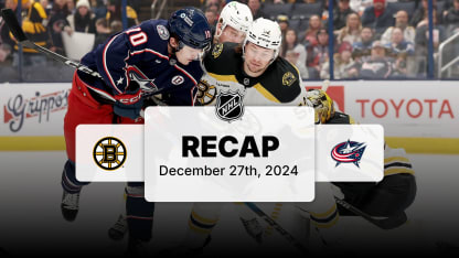 BOS at CBJ | Recap