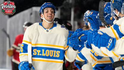 Blues Jordan Kyrou finds success again at NHL Winter Classic