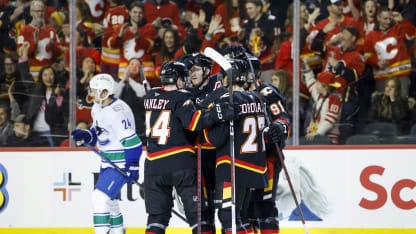 Jonathan Huberdeau with a Goal vs. Vancouver Canucks