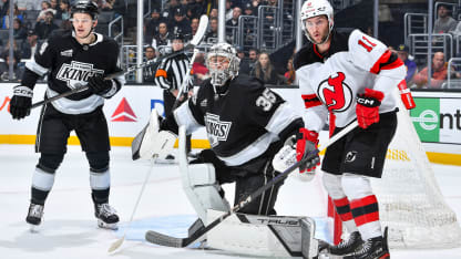 New Jersey Devils Los Angeles Kings game recap January 1