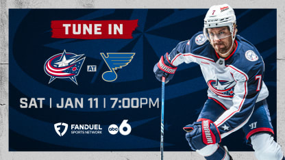 Tune In to CBJ @ STL on FanDuel Sports Network & ABC 6