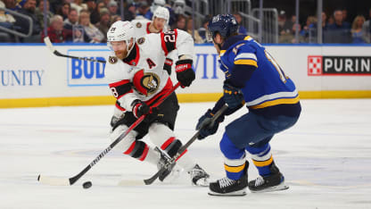 Senators shut out by Blues