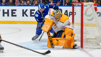 Nashville Predators Vancouver Canucks game recap January 3