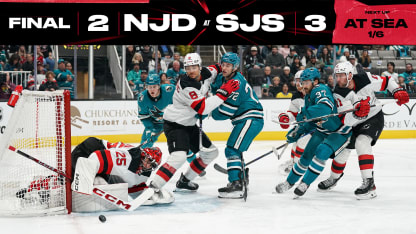 DEVILS AT SHARKS 1/4/25 GAME STORY