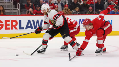 Senators fall to Red Wings in overtime