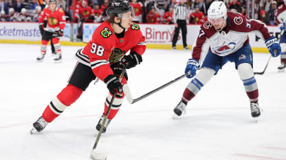 Colorado Avalanche Chicago Blackhawks game recap January 8