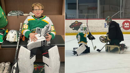 Le jeune Cameron se joint à l'entraînement du Wild