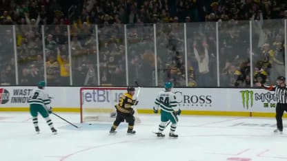 SJS@BOS: Marchand with empty-net goal vs. San Jose Sharks