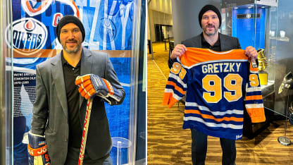 Ovechkin with Gretzky's gear split