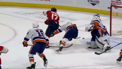 NYI@FLA: Rodrigues scores goal against Jakub Skarek