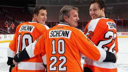 Schenn Dad jersey with both numbers