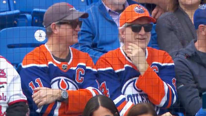 Oilers fans at spring training game