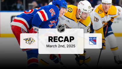 NSH at NYR | Recap