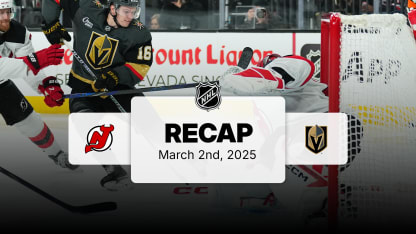 Höjdpunkter: VGK-NJD 2-0