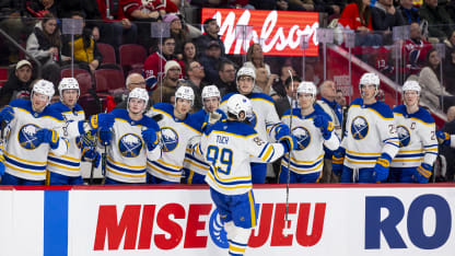 Tuch cleans up in front