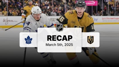 TOR at VGK | Recap