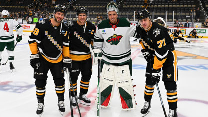Fleury with Letang Crosby Malkin for 3825 story