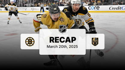 BOS at VGK | Recap