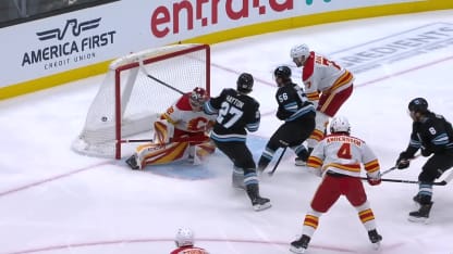 Hayton flips it in on the backhand