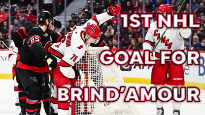 Brind'Amour tallies first NHL goal