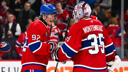 Sam Montembeault torn groin Patrik Laine broken finger during playoffs