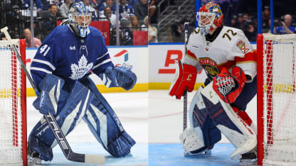 Anthony Stolarz Sergei Bobrovsky goalie matchup Eastern 2nd Round