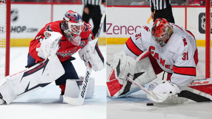 Logan Thompson Frederik Andersen goalie matchup Eastern Second Round