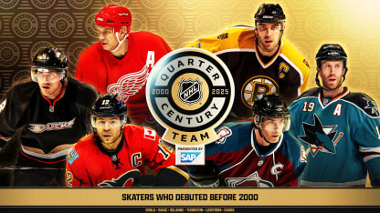 NHL Quarter-Century Team players who debuted before 2000