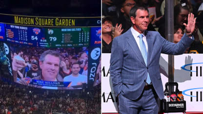 Sullivan at Knicks game split