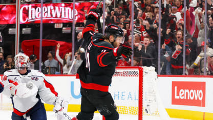 Taylor Hall winning goal has Carolina Hurricanes on verge of Eastern Conference Final