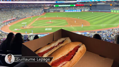Carte postale Toronto Blue Jays baseball hot-dogs