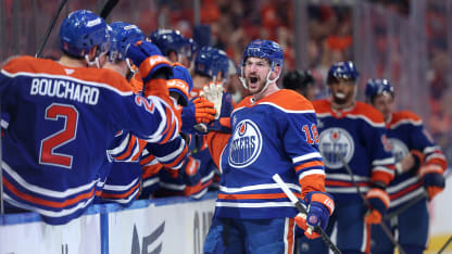 Zach Hyman approaching playoff hits record entering Game 4 of Western Final