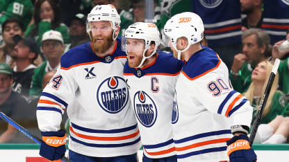 Résumé Oilers Stars match no 5 finale Association Ouest 2025