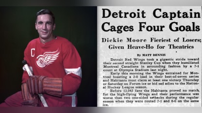 Ted Lindsay four-goal game in 1955 Stanley Cup Final one for ages