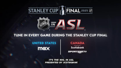 NHL in ASL is back for the Stanley Cup Final