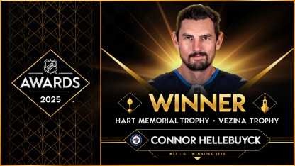 Hellebuyck voitti Hart Trophyn ja Vezina Trophyn
