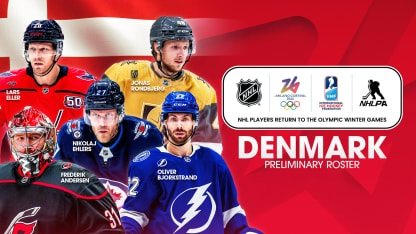Denmark 2026 Olympics preliminary roster first six players