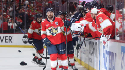 Reinhart tallies Panthers first postseason hat trick