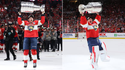 Jak si hráči Floridy přebírali Stanley Cup