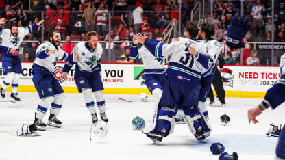 Abbotsford Canucks Charlotte Checkers Calder Cup finals game 6 recap